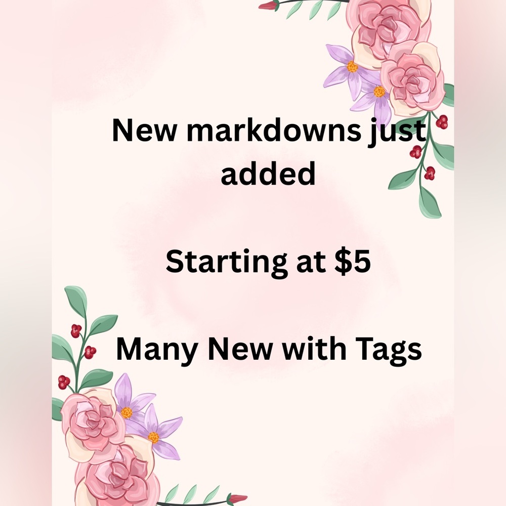 New markdowns starting at $5 - image 1